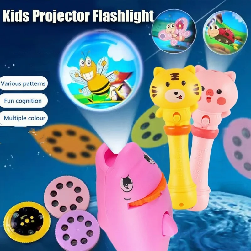 

JLT Toddlers Night Sleeping Educational Projector Flashlights