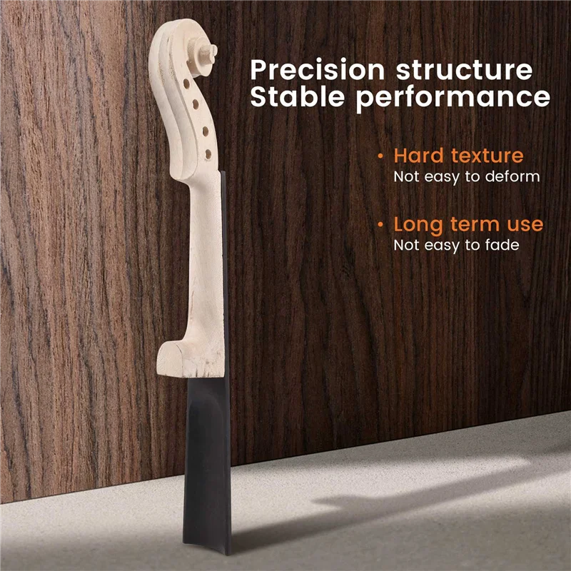 

4/4 Size Maple Violin Neck Ebony Fingerboard Violin DIY Kit With Hand Carved Scrollabht