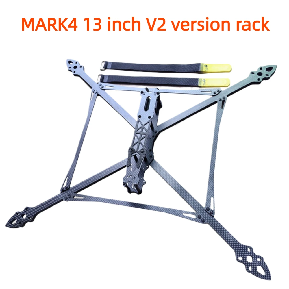 Mark4 13 Inch V2 Version Carbon Fiber Rc Racing Fpv Crossing Drone Frame Fpv Crossing Captain Endurance Heavy Load Frame