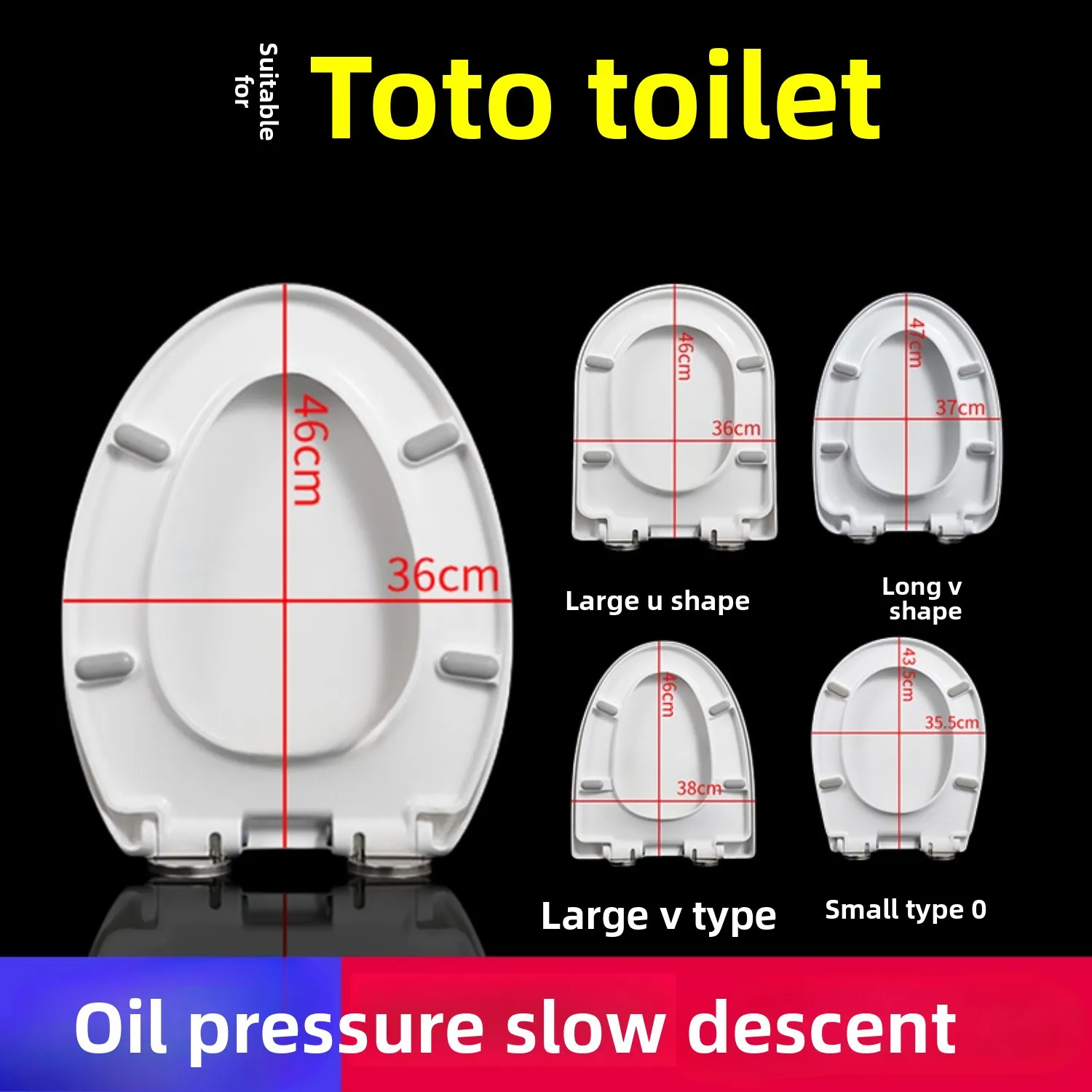 

Чехол на сиденье унитаза, совместимый с моделями TOTO CW781 886 SW718 784, масляная подушка, медленное закрытие, универсальные аксессуары для домашней ванной комнаты