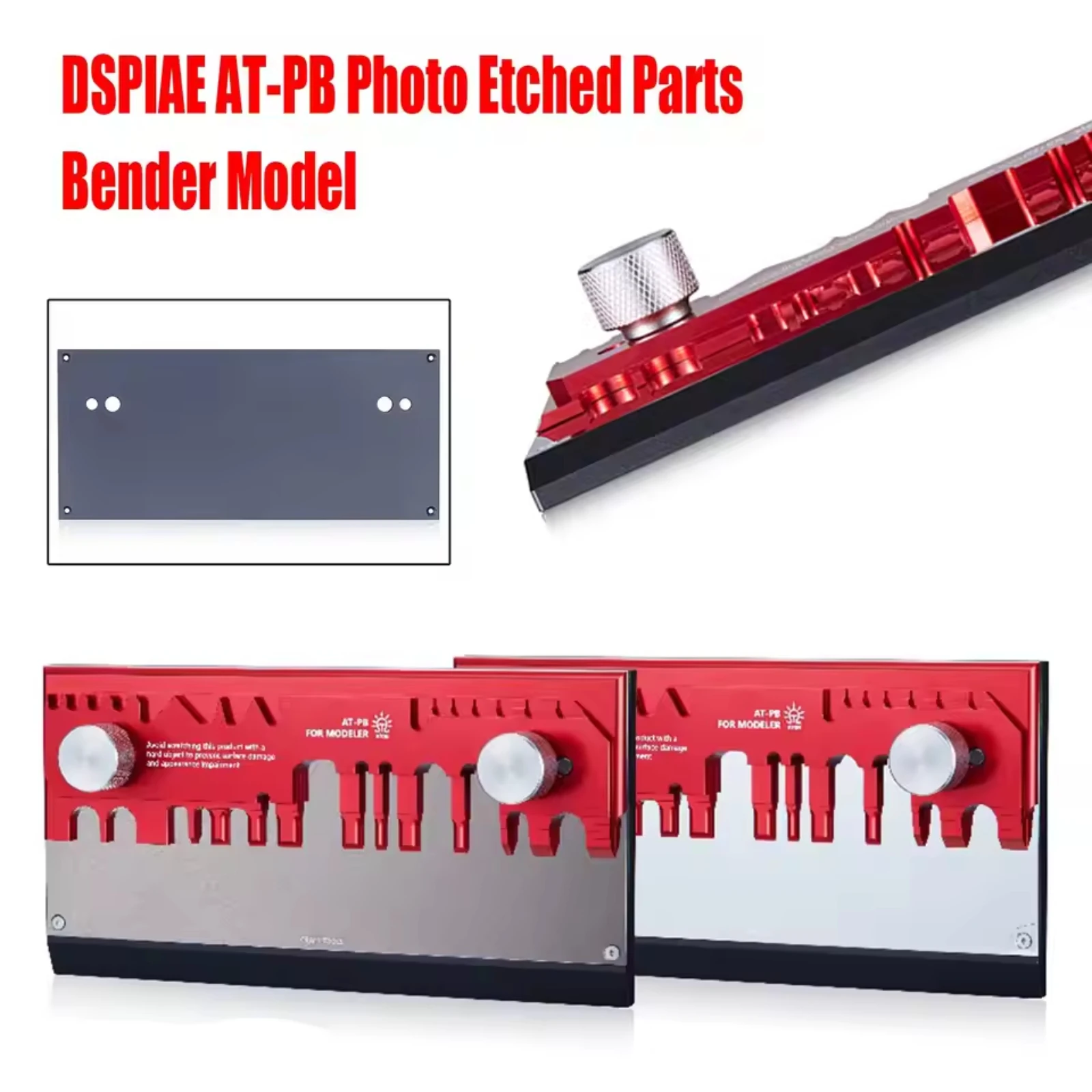 DSPIAE AT-PB Photo Etched Parts Bender for Gundam Military Model Building Dual Work Area Hobby Modeling Assembly DIY Craft Tools