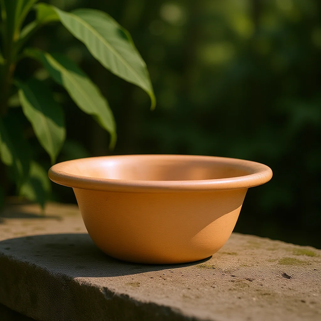 Copper Buddha Offering Bowl Moderate Size Ritual Smudge Bowl for Temple Meditation Yoga Decor