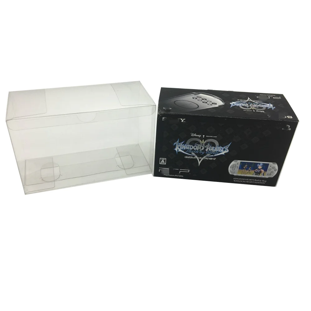 Collection Display Box For PSP3000/Kingdom Hearts/Sony Game Storage Transparent Boxes TEP Shell Clear Collect Case