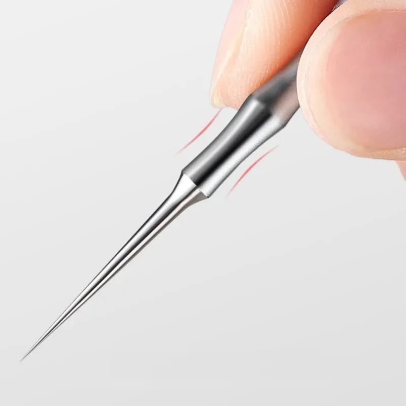 جديد 1 قطعة الألمانية فائقة غرامة خلية البثور البثرة الرؤوس البيضاء كليب صالون تجميل خاص إزالة حب الشباب جزيئات الدهون إبرة أداة #1