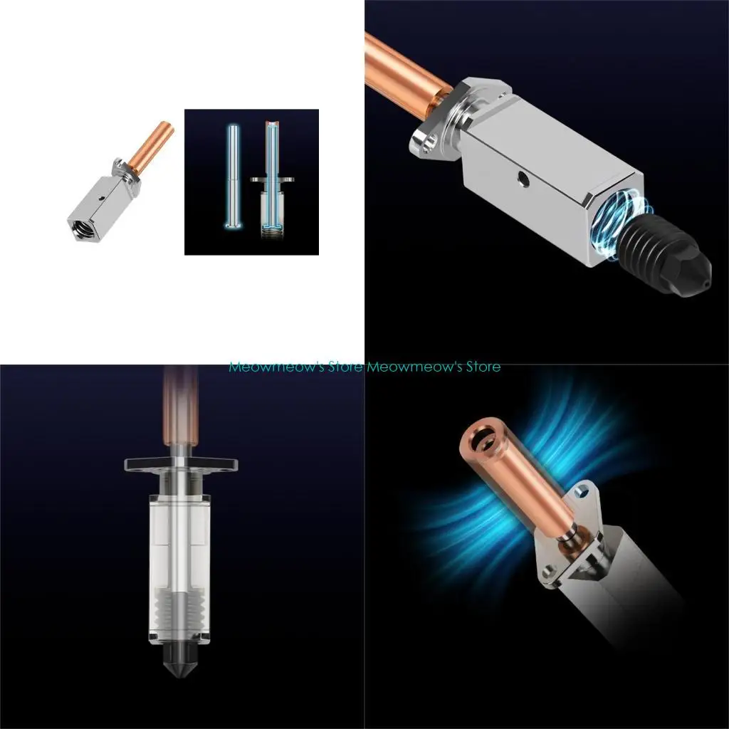 أنابيب W91A المتانة Hotend لـ Bambu Lab X1C/P1P2.0 Printers 500 ℃ مقاومة الحرارة #1
