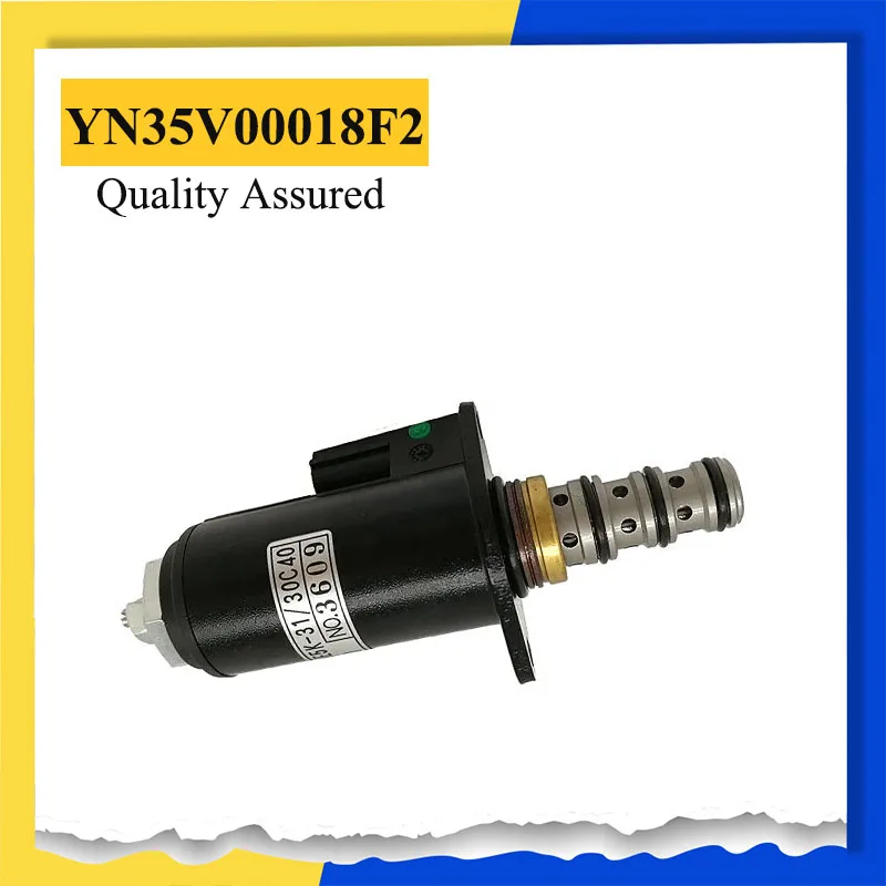 For YN35V00018F2 KDRDE5K-31/30C40-111 Solenoid Valve SK200-6 SK200LC-6 SK250LC SK330LC SK290LC Excavator Solenoid Valve