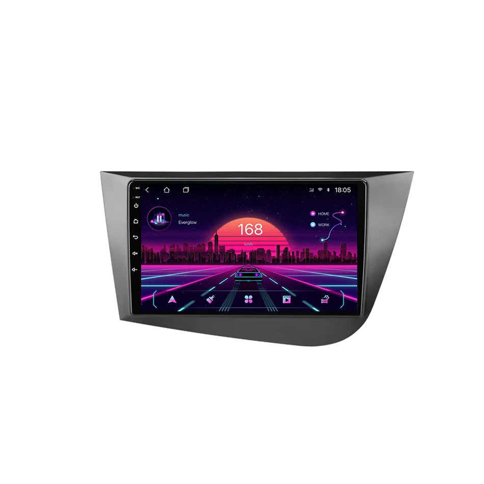 Android 15 Auto Multimedia Speler Voor Seat Leon 2 MK2 2005-2012 Radio Video Head Unit Draadloze CarPlay Auto navigatie GPS 2Din - afbeelding 2
