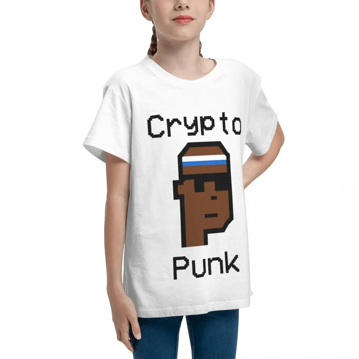 Cryptopunk Art For Sale High grade Tshirt Top Quality Humor Graphic Activity competition Sexy Teeanger T-Shirt