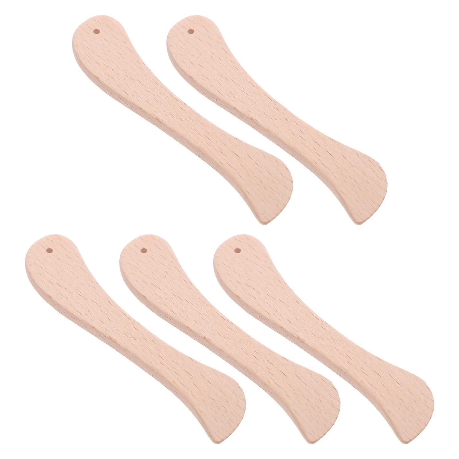 5Pcs Wooden Paper Folding Tools Bookbinding Creasers Scoring Folder Origami Craft Supplies Scrapbooking Leathercraft Scoring