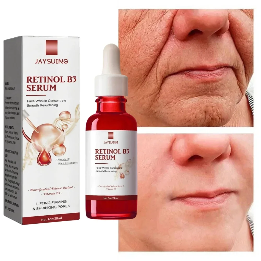 

Retinol B3 Face Essence Deep Moisturizing Nourish Younger Fade Fine Line Lifting Firming Repair Smooth Tighten Serum Skin Care