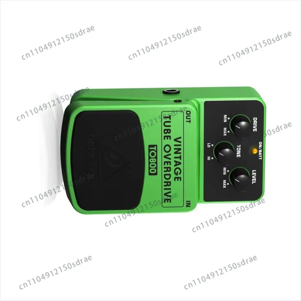 Pedal de efectos de overdrive con sonido de tubo vintage BEHRINGER TO800 Obtén overdrive vintage, sustain suave y un tono grueso y potente.