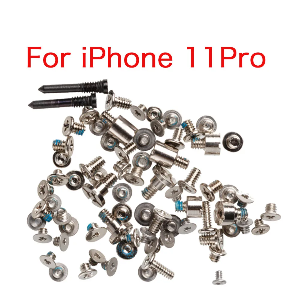 Full Set Inner Screws Kit For iPhone 7 8 Plus X XR XS 11 12 Pro Mini Max With Bottom Screws Replacement