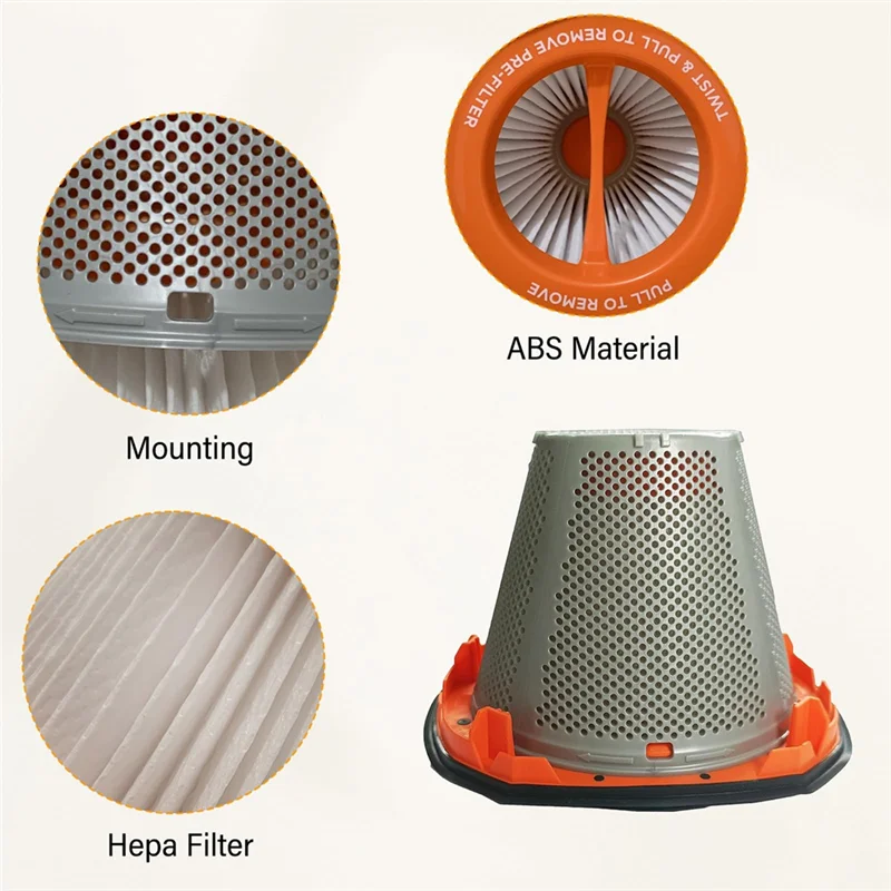 AY03-CMCVH001C1 Фильтр для беспроводного ручного пылесоса Craftsman V20 CMCVH001C1, N900287 Фильтр для Black Decker BCHV001D1