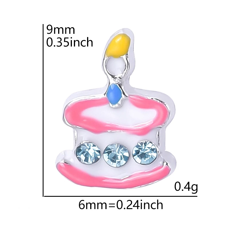 20Pcs Cute Floating Charms for Living Locket Jewelry