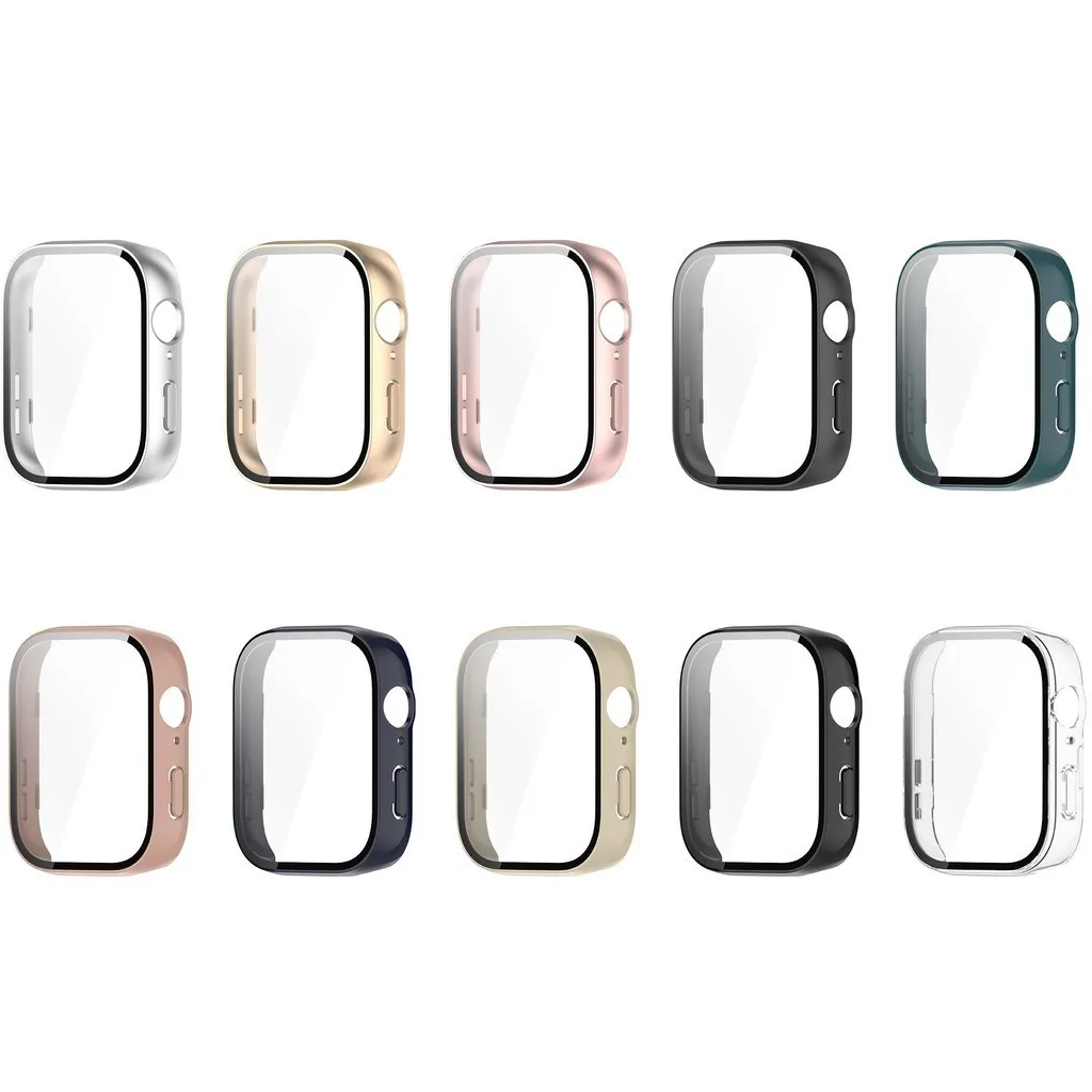 Gehard glas + hoesje voor Huawei Watch Fit3 rondom schermbeschermer Harde pc-bumper SmartWatch-hoes Antikras