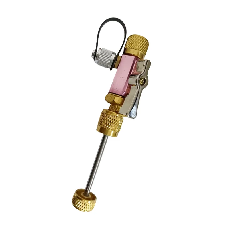 

【Price Drop !!】R410A Efficient Valve Core Removal Tool Vacuum-Rating 5/16 Inch Female Flare X 1/4 Inch Male Flare