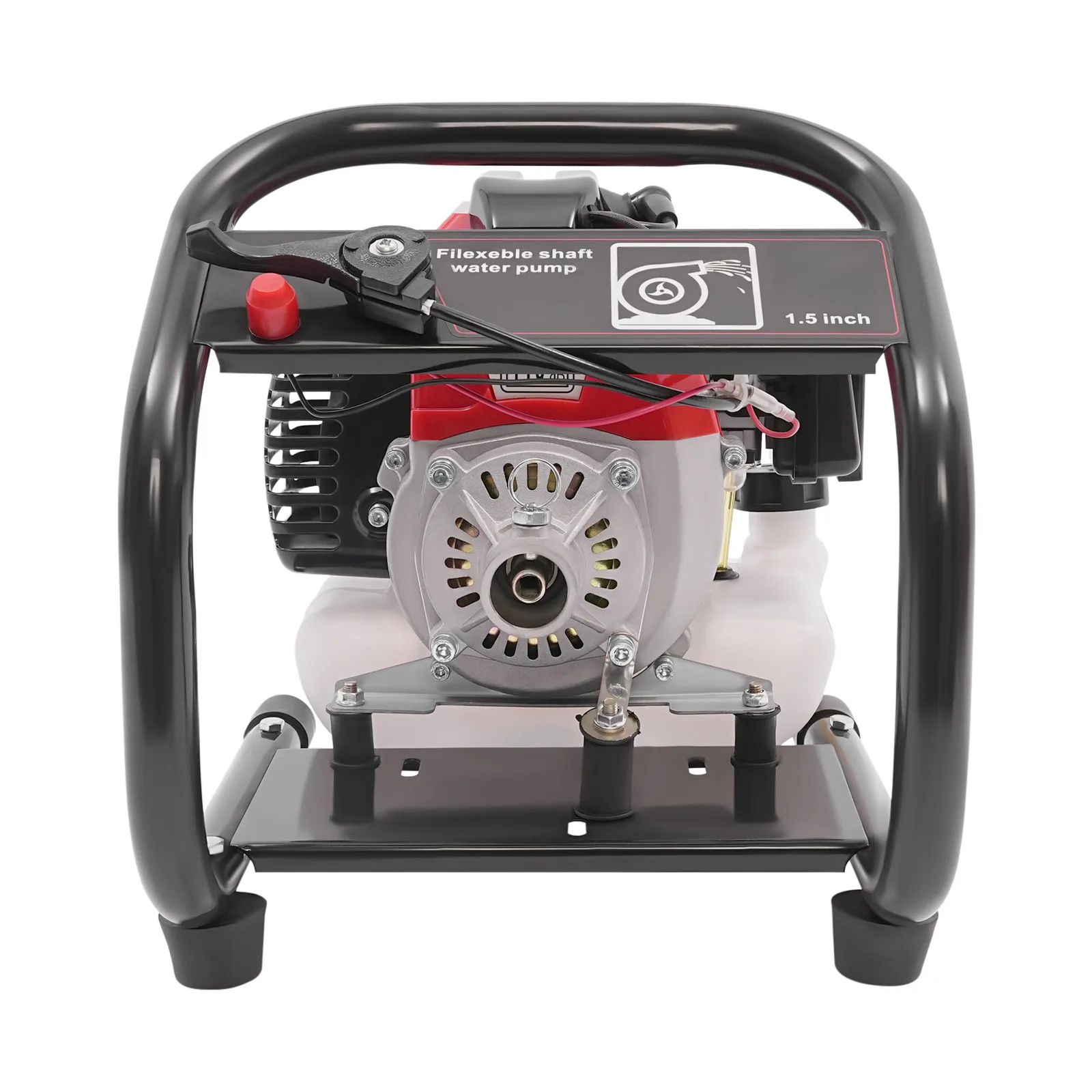 1.25KW Water Pump 43cc 2-Strok Gasoline Pumping 1.5in Water Transfer Pump for River Ponds, Reservoirs, Rivers, etc