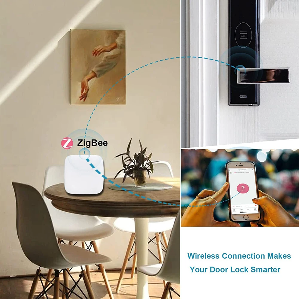 Tuya Zigbee 3.0 Gateway Draadloze Smart Home Brug Hub Smart Leven Afstandsbediening Protocol Mesh Werken Met Alexa Google Thuis