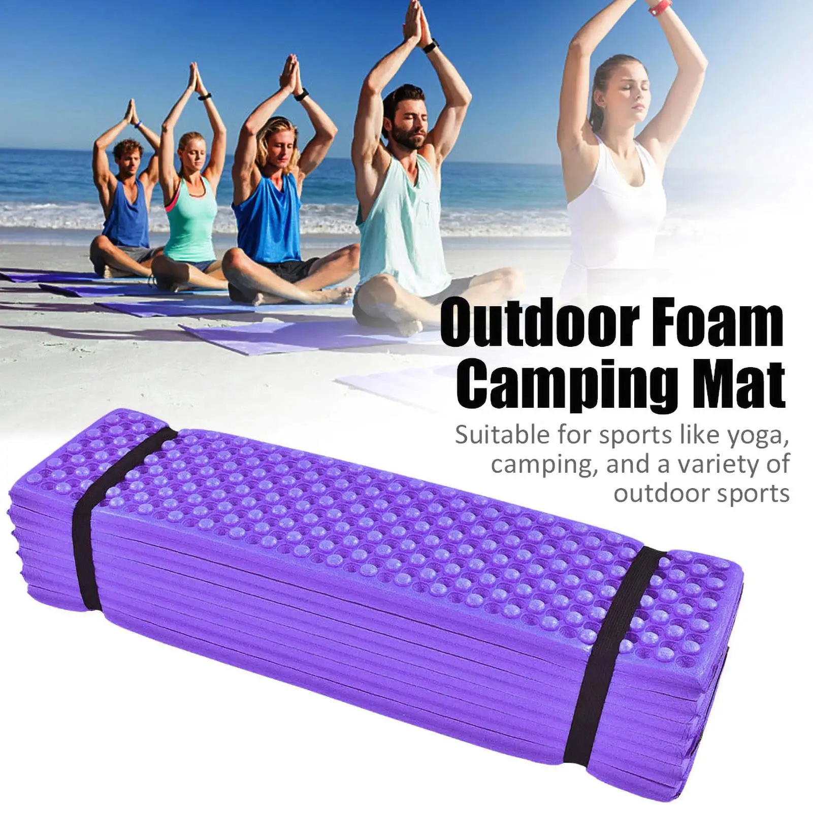 Outdoor Camping Mat Folding Moisture-proof Foam Mattress for Tent Picnic Beach - Sleeping Pad Seat Cushion - Aliexpress