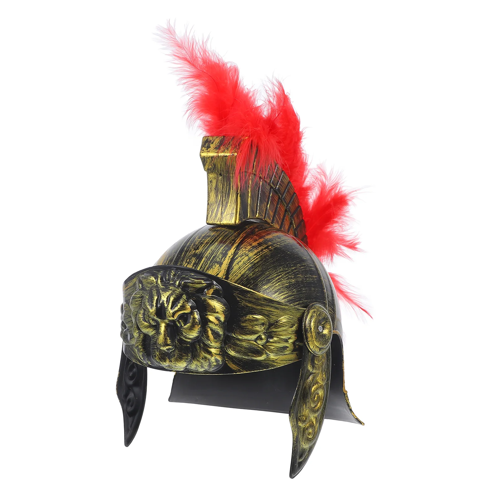 Ancient Roman Warrior Hat Soldier Party Cap Cosplay Headgear Abs Vintage