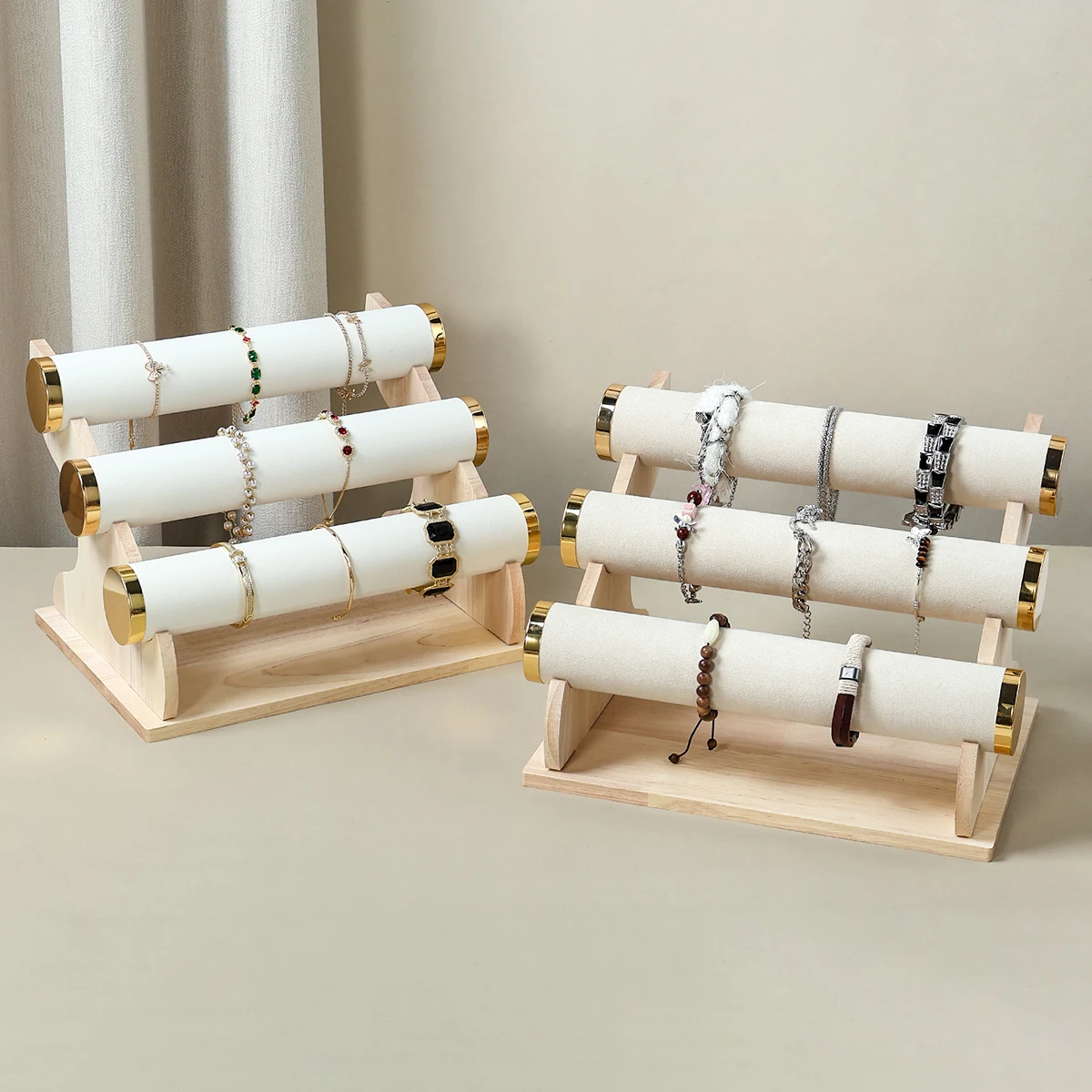 

Velvet bracelet display rack, jewelry rack, bracelet, watch storage rack, jewelry display rack, display props