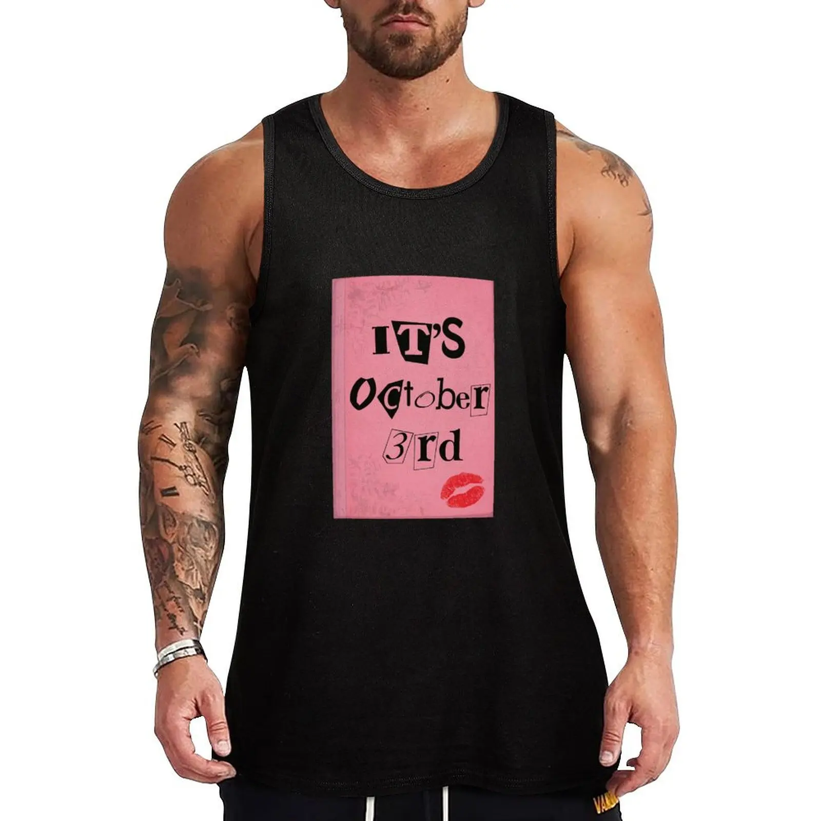 

It's Oct 3rd Tank Top Everyday Casual Tank Top Lightweight Loose Shirt