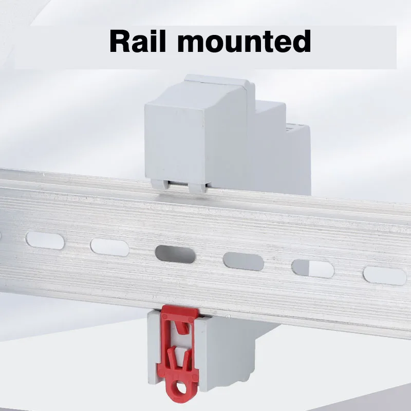 DIN rail Signal light LED Power indicator light Mount Signal Light DC AC220v 24v green red Start stop work indication JD9