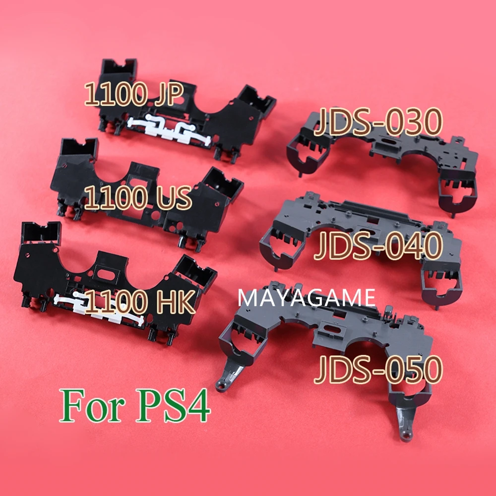 20pcs For PS4 controller inner frame solve L1 R1 Trigger button JDS001 010 030 040 055 L1 R1 Key Holder Inner Internal Frame