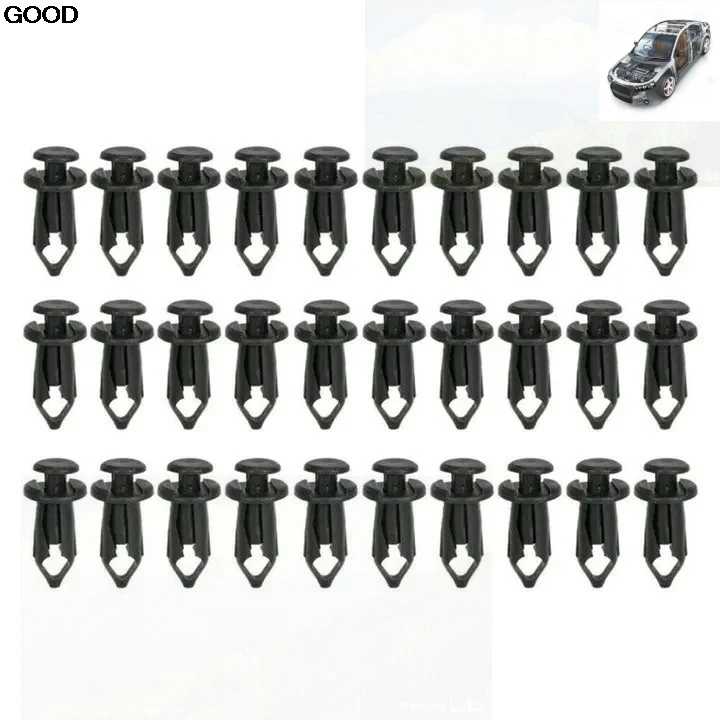 6 사이즈 자동차 60개 스타라인 E90 E60 E63 E93 E95 E66 E96 양방향용 자동 패스너 클립