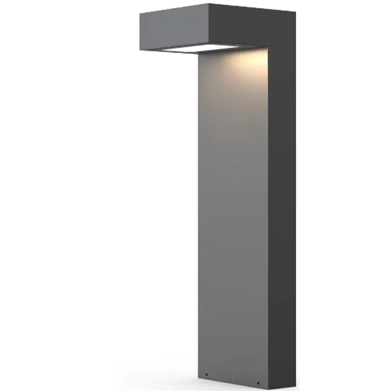 Modern Aluminum & Copper Garden Bollard Lamp IP65 LED Street Lights for Lawn Lighting