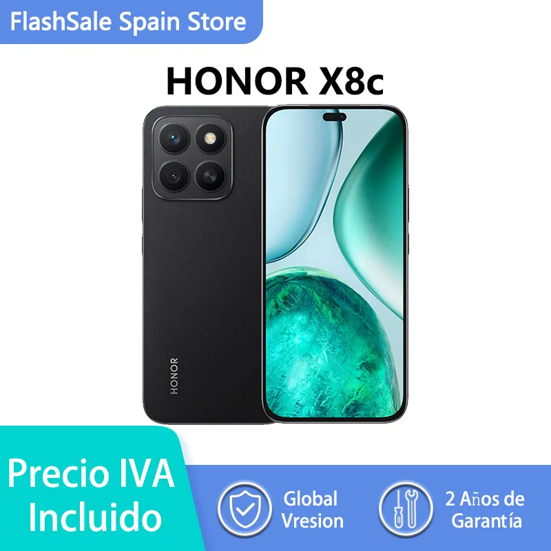 Honor X8c، الهاتف الذكي، كوالكوم سنابدراجون 685، 6.7 بوصة، كاميرا 1080 ميجابكسل، بطارية 5000 مللي أمبير في الساعة
