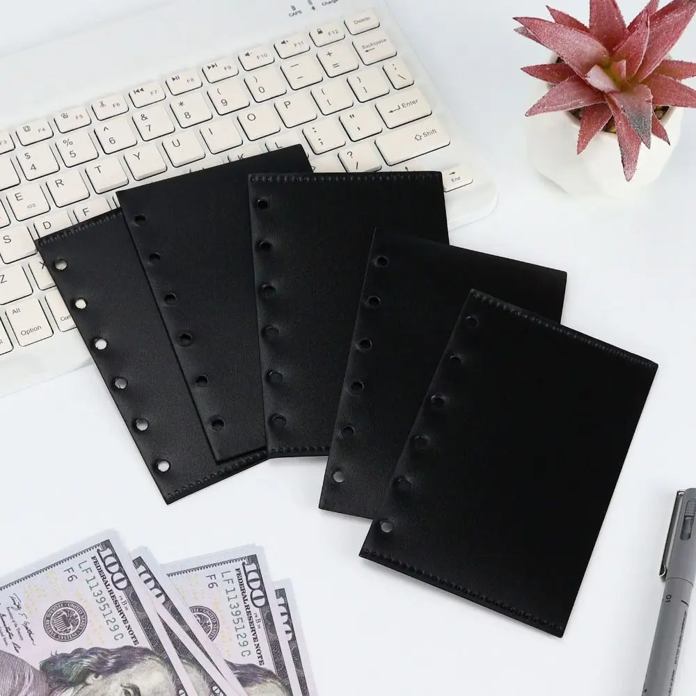 5pcs A6/A7 Binder Folders Inner Page PP Colorful Idol Photo Card Holder Album Shell Transparent Loose Leaf Inside Paper
