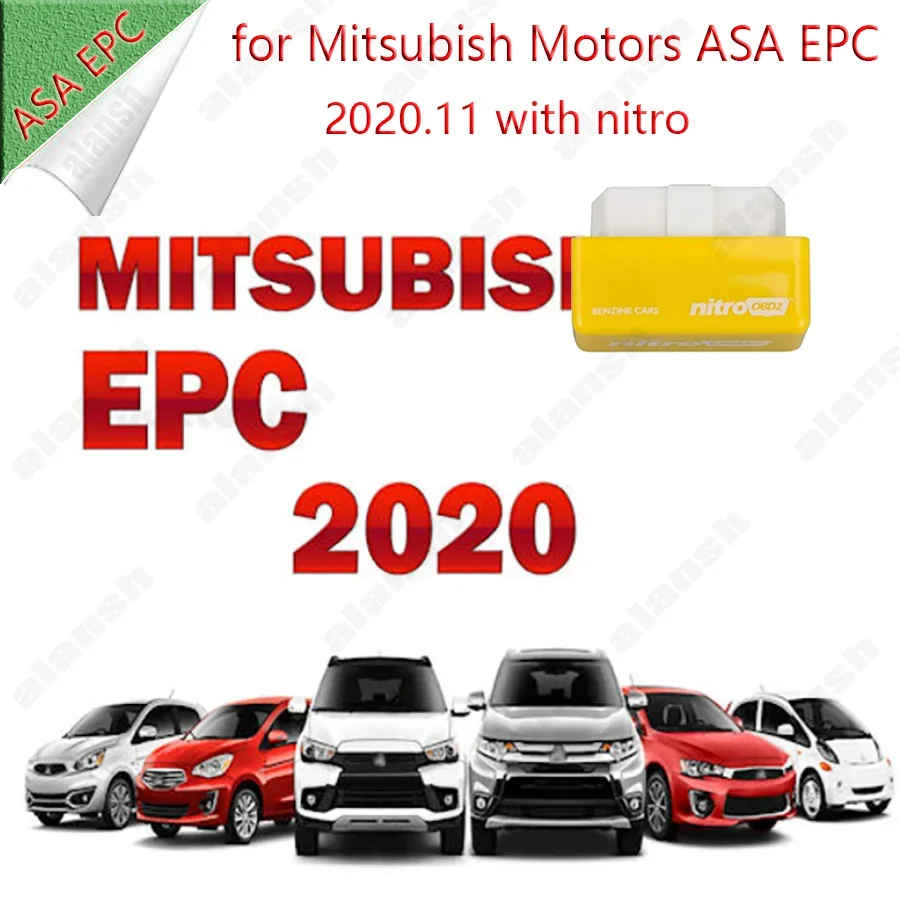 For Mitsubishi Motors ASA EPC Catalog 11.2020 on Vmware + Nitro