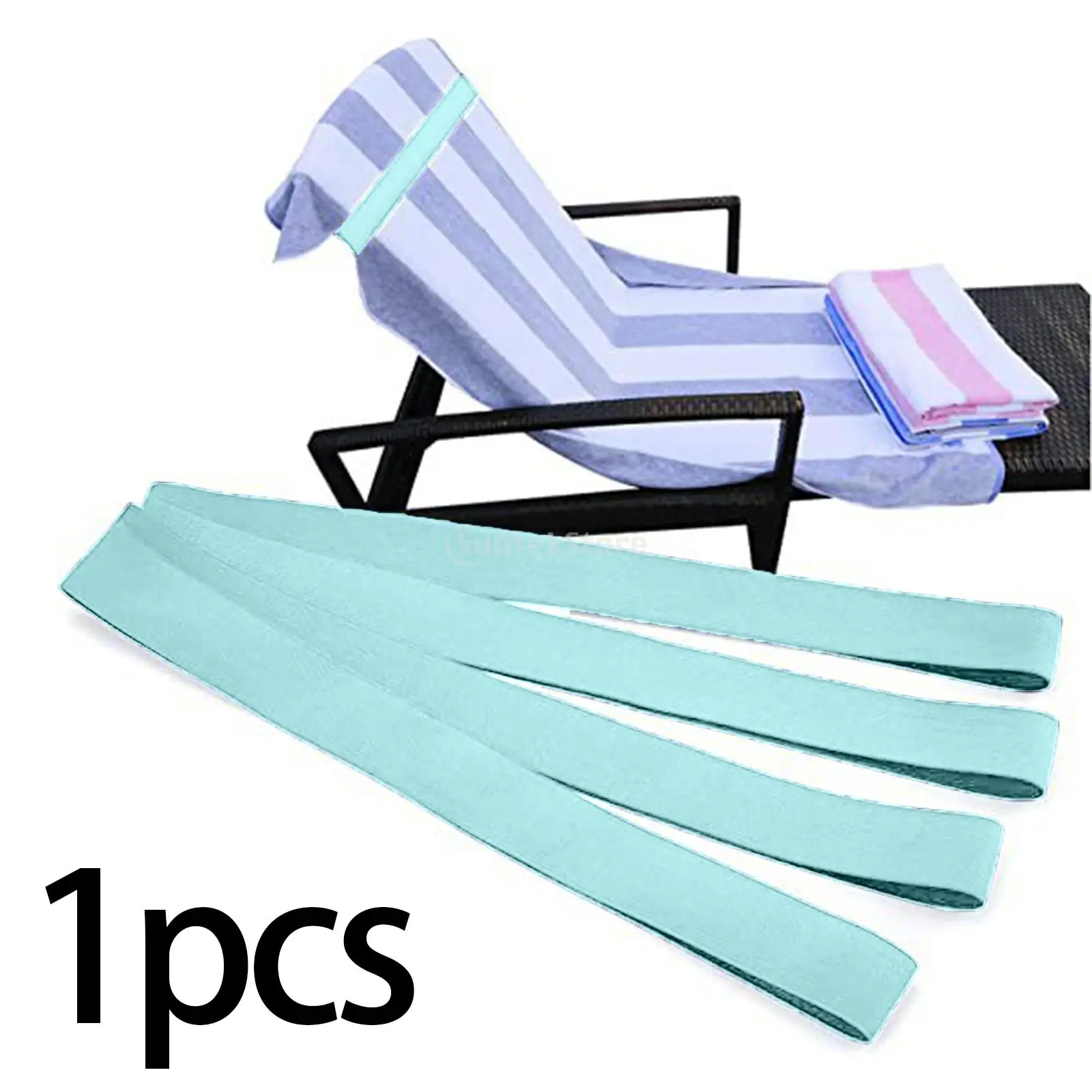 Beach Chair Towel Bands Wide Thick Durable Multifunction Lightweight Elastic Towel Strap Holder Rubber Band for Summer Vacation