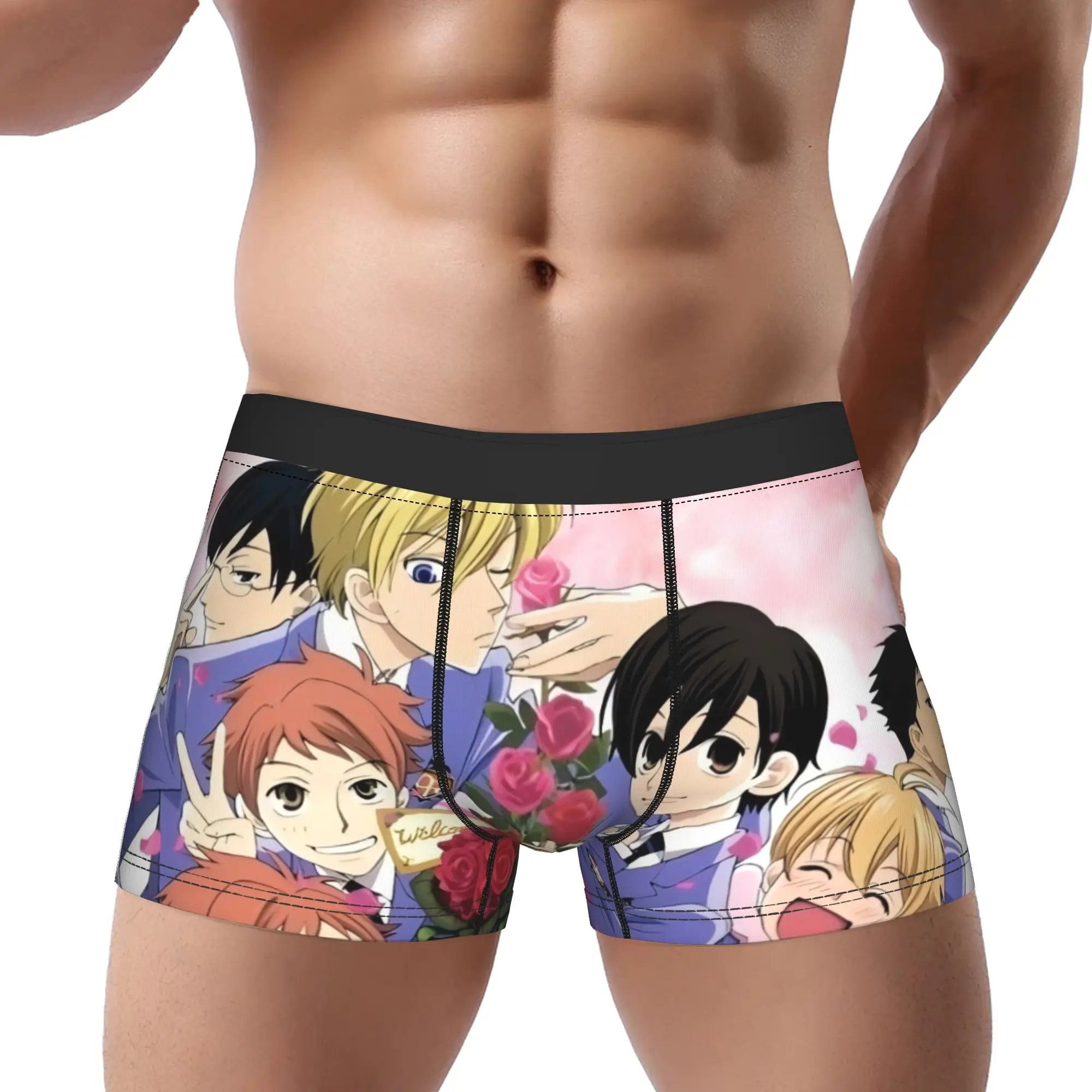 Ouran High School Host Club Underpants Homme Panties Man Underwear  High School Comfortable Shorts Boxer Briefs