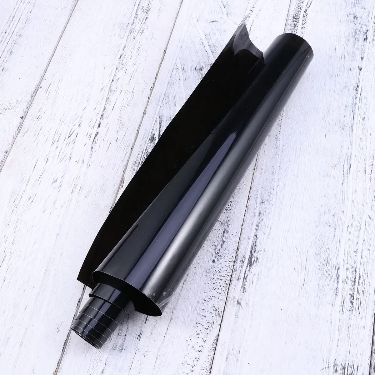 

30x120cm Headlight Tint Film Black Self Adhesive Stretchable Water Resistant Vinyl Film for Tail Light Fog Light Scratch