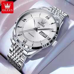 OLEVS Japan Bewegung Automatische herren Uhren 50M Wasserdicht Saphir Kristall Spiegel Luxus Marke Mechanische männer Armbanduhr