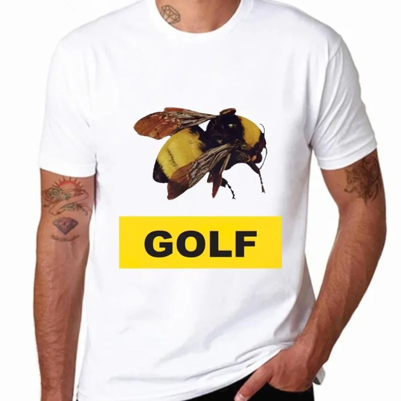 Tyler The Creator Golf Singer T Shirt Women Clothes Short Sleeve Collar Fashion Man Cotton Summer Sporty