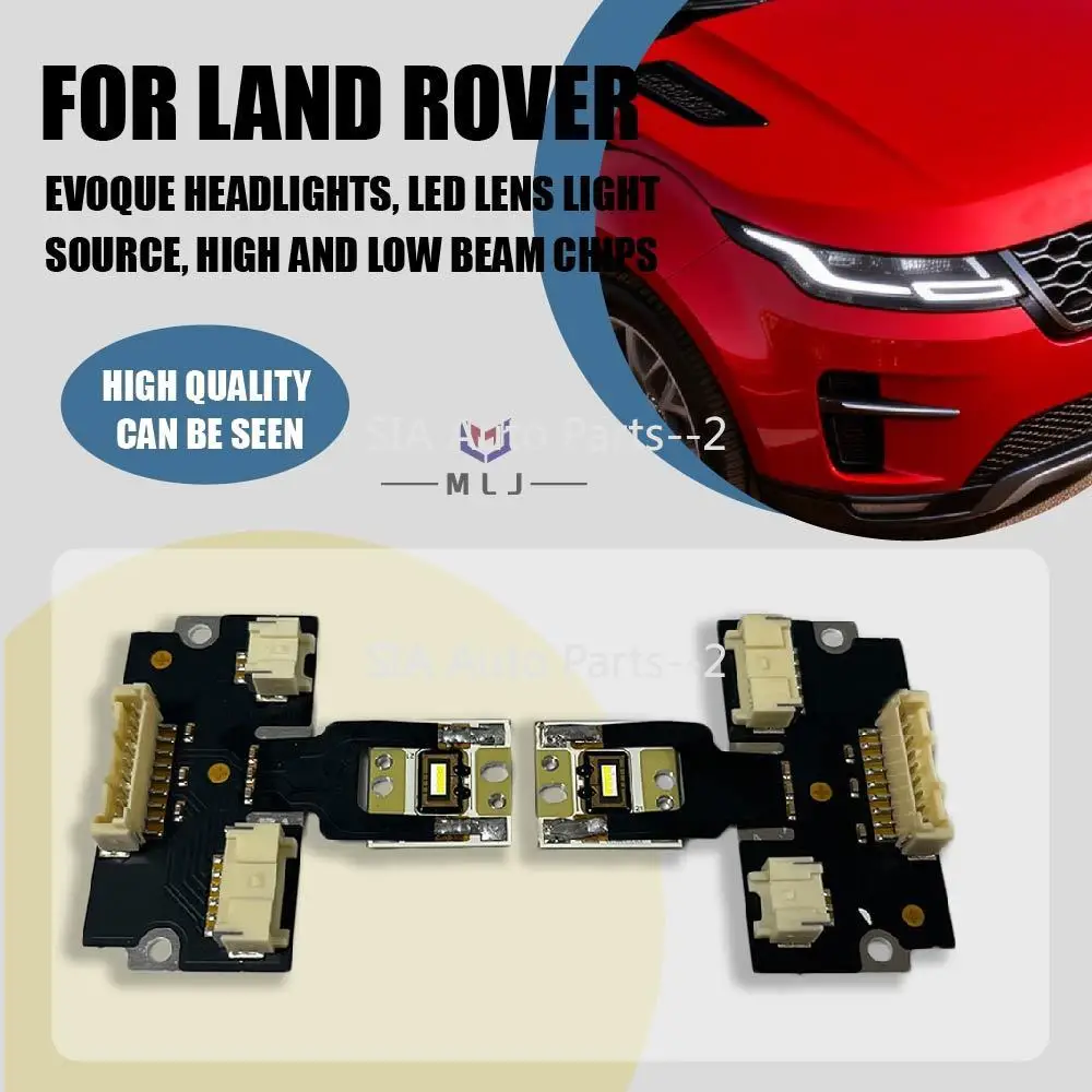

NEW FOR 2016 2017 2018 Land Rover Range Rover Evoque Headlight LED Angel Eyes Daytime Running Lights and High Low Beam Chips