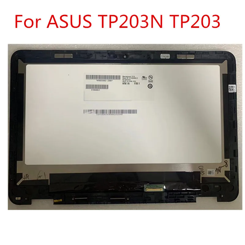 

11.6 Inch LCD Display With Touch Screen Lcd Assembly With Frame Bezel For ASUS TP203N TP203