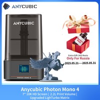 ANYCUBIC Photon Mono 4 3D Printer 10K 7'' high-definition screen UV Resin Printer High-Speed 3D Printing Size 153x87x165mm