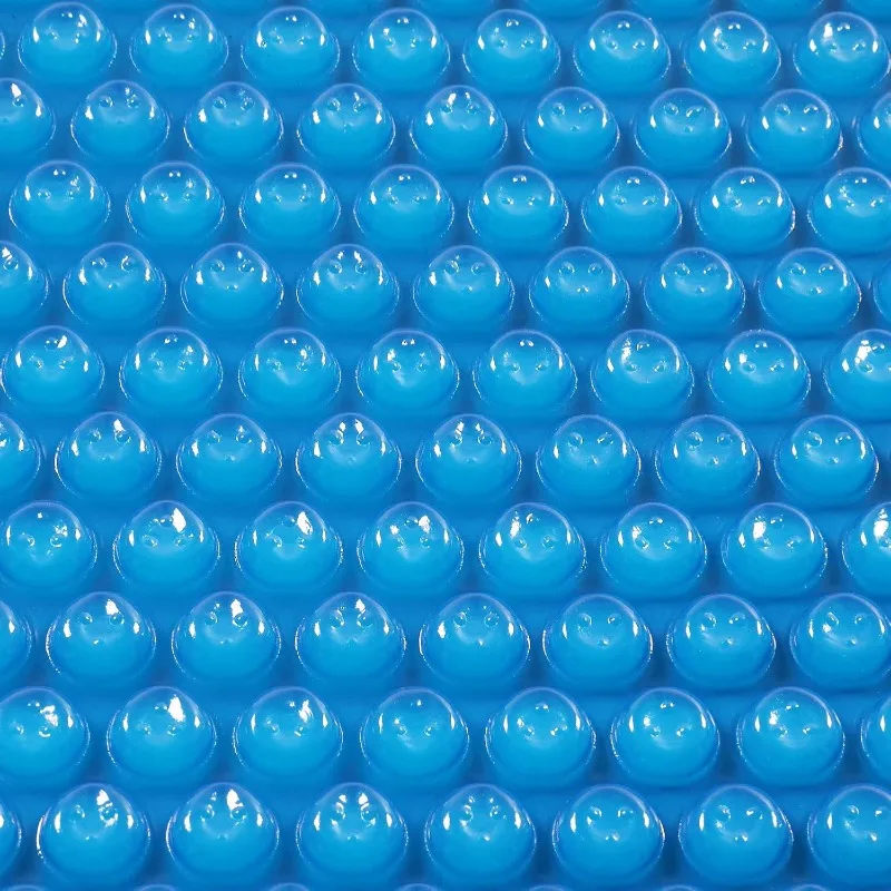 Cubierta Solar para Piscina VINGLI de 12 Mil, 18' x 36', Rectangular, Manta Solar Resistente para Piscinas Elevadas, Azul