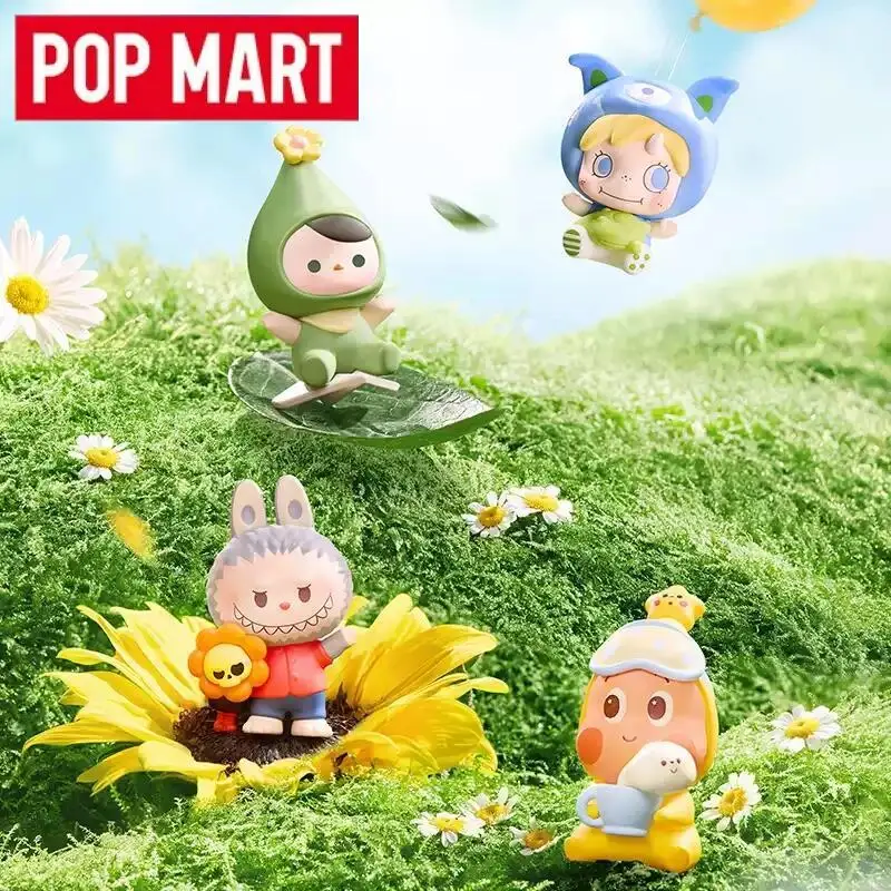POP MART POP BEAN Going Ouring with Me Series Мини-слепая коробка Аниме Фигурка Угадай Сумка Украшения Статуэтки Куклы Модель Подарки