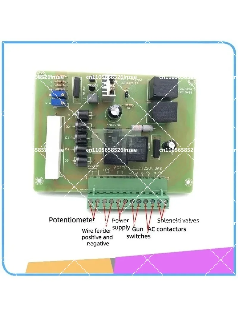 Tapped Gas Shielded Welding Machine Control Board Replacement Improved Second Protection