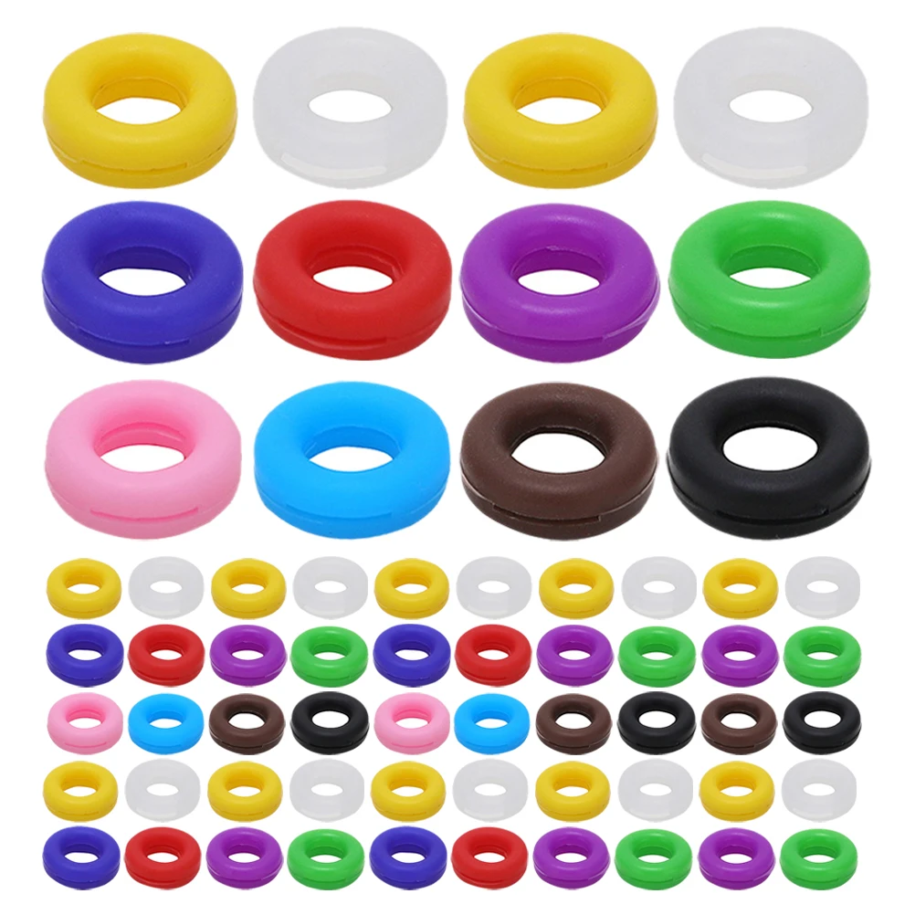 

100Pairs Glasses Silicone Ear Grips Anti-Slip Eyewear Temple Tip Sleeve for Sports Spectacles Sunglasses 10 Colors