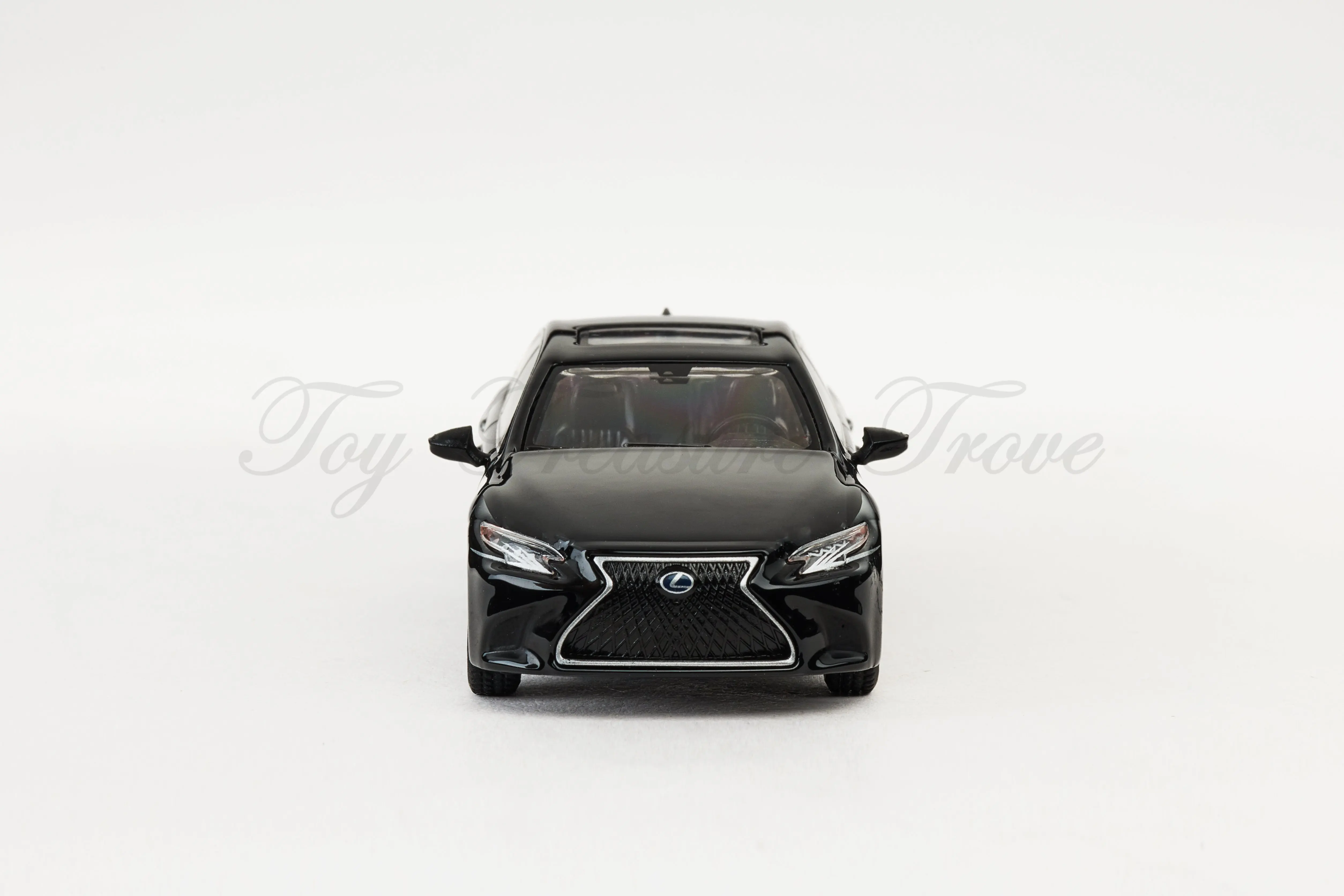 [EN STOCK] MASSDI 1:64 Lexus LS500h ultime alliage noir Miniature moulé sous pression modèle de voiture jouets personnalisés enfants
