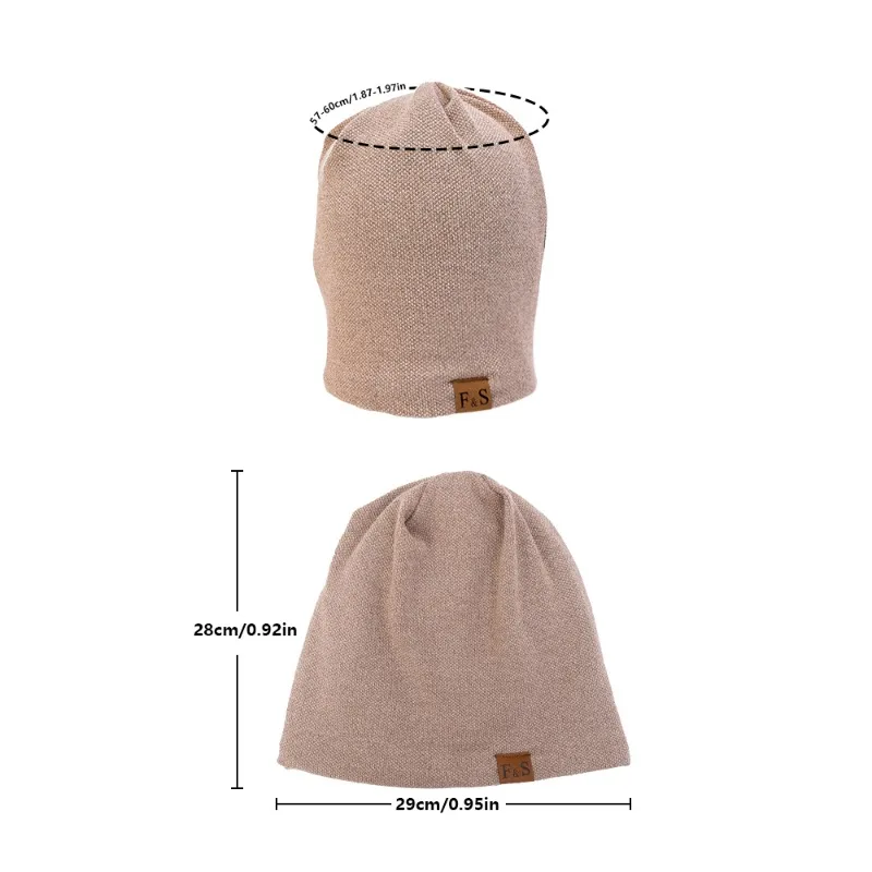 Winter Hats Knitted Caps for Men Women Velvet Hat Coral Fleece Scarf Outdoor Riding Hat Warm Thickening Plus Velvet BeaniesCap