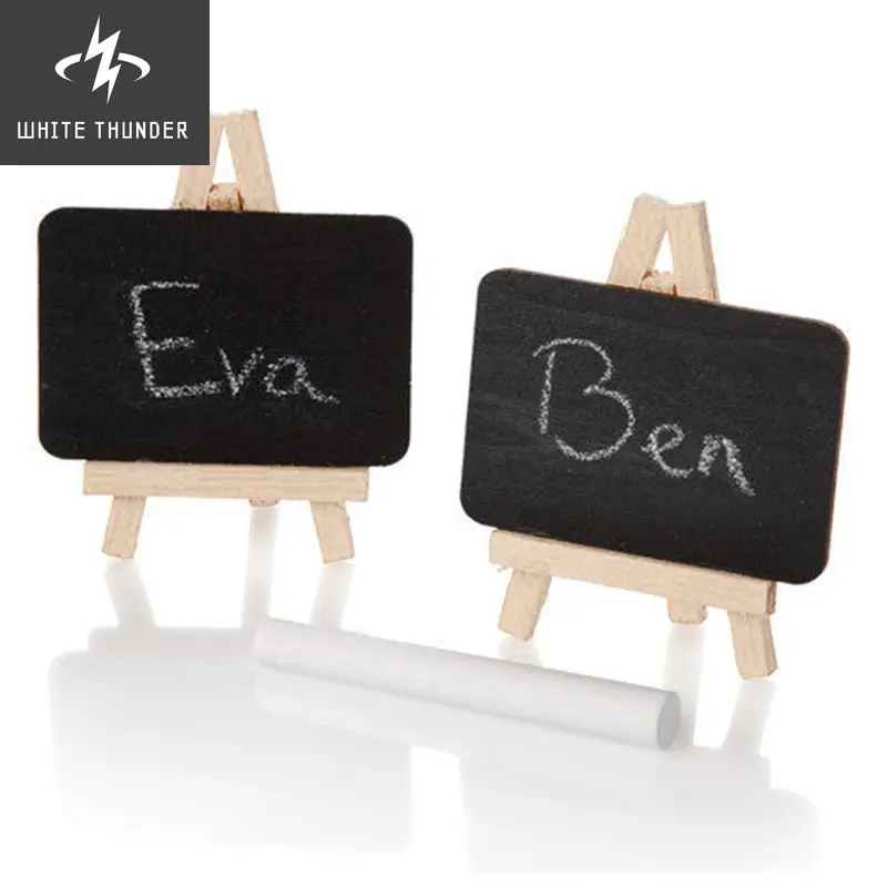 8pcs/lot Mini Artist Wooden Easel Wood Wedding Table Card Stand Display Holder For Party Decor 9*16cm