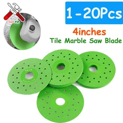 1-20Pcs Tile Cutting Disc 100mm Super Thin Diamond Marble Saw Blade for Porcelain Ceramic Glass Granite Jade Grinding Wheel Disc