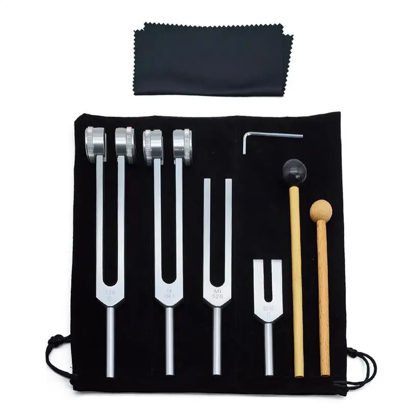 Vamend 128 Hz The Healing Instrument Tuning Forks Sound Healing Instruments Aluminum Alloy Multi-Purpose Healing Instruments For